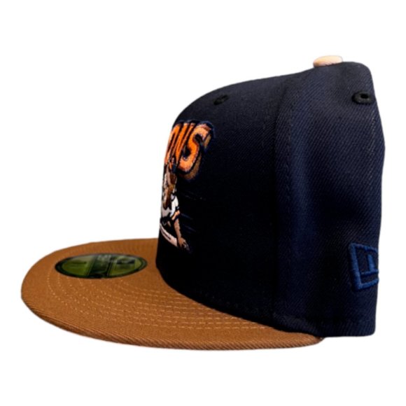 New Era Buffalo Bisons Sliding Buster 59FIFTY Fitted Hat Bisons Patch MiLB - Picture 5 of 11